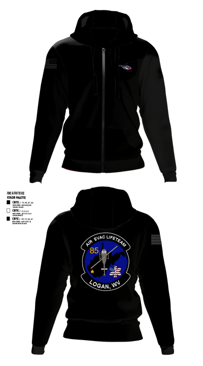 Air Evac Lifeteam 13964837 Zip Hoodie - 31