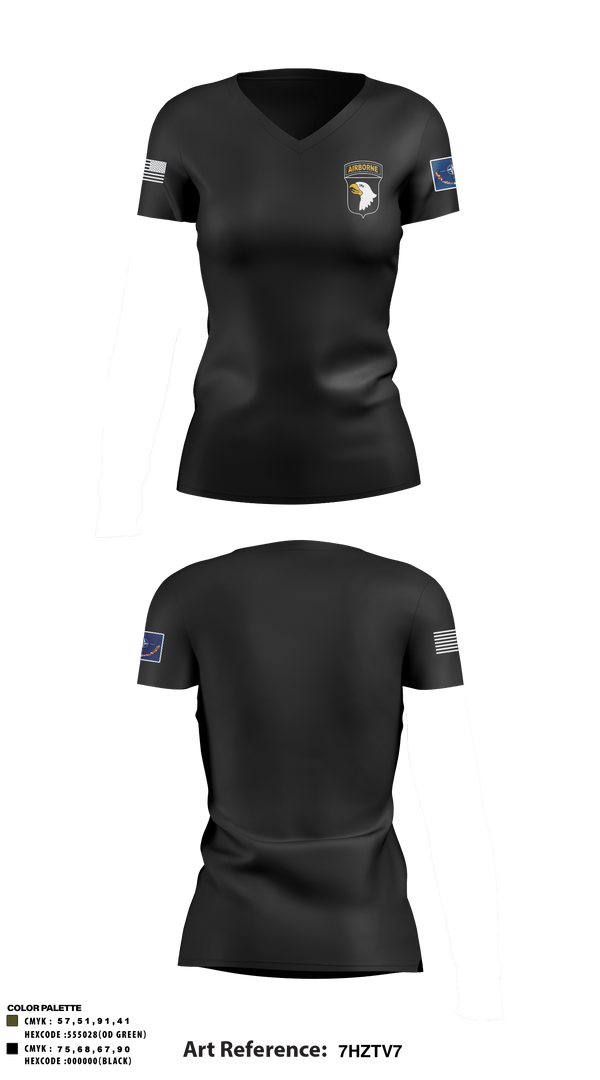 Women's Short Sleeve Vneck Shirt, , Army, Teamtime, Team time, sublimation, custom sports apparel, team uniforms, spirit wear, spiritwear, sports uniforms, custom shirts, team store, custom team store, fundraiser sports, apparel fundraiser