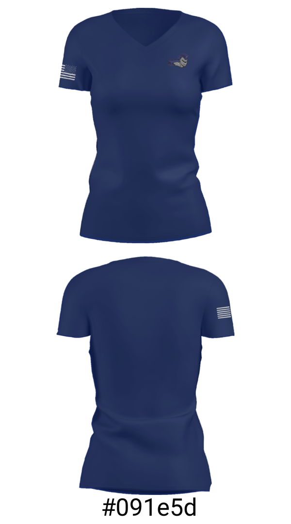 Women's Short Sleeve Vneck Shirt, Grand River Preparatory High School Bowling, Bowling, Teamtime, Team time, sublimation, custom sports apparel, team uniforms, spirit wear, spiritwear, sports uniforms, custom shirts, team store, custom team store, fundraiser sports, apparel fundraiser