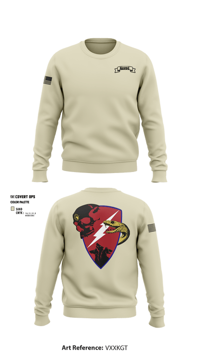 HHC 1-635TH AR 79044047 Crew Neck Sweatshirt - 4