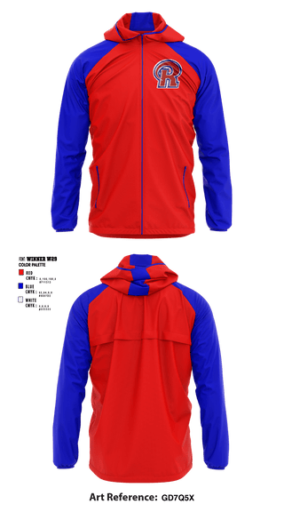 Windbreaker, Richland High School Cheer, Cheer, Teamtime, Team time, sublimation, custom sports apparel, team uniforms, spirit wear, spiritwear, sports uniforms, custom shirts, team store, custom team store, fundraiser sports, apparel fundraiser