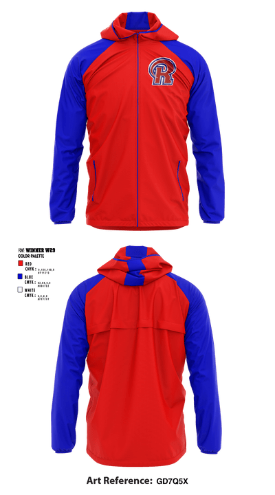 Richland High School Cheer 42804230 Windbreaker - 1