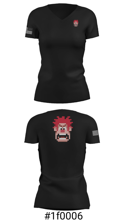 MCSO K9 58820487 Women's Short Sleeve V-neck Shirt - 19