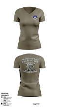 13th Air Support Operations Squadron 89640163 Women's Short Sleeve V-neck Shirt - 2