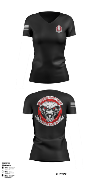 Women's Short Sleeve Vneck Shirt, , Army, Teamtime, Team time, sublimation, custom sports apparel, team uniforms, spirit wear, spiritwear, sports uniforms, custom shirts, team store, custom team store, fundraiser sports, apparel fundraiser