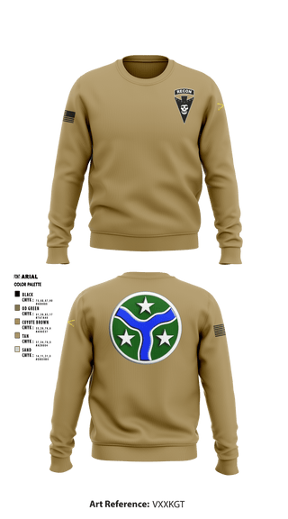Crew Neck Sweatshirt, , Army, Teamtime, Team time, sublimation, custom sports apparel, team uniforms, spirit wear, spiritwear, sports uniforms, custom shirts, team store, custom team store, fundraiser sports, apparel fundraiser