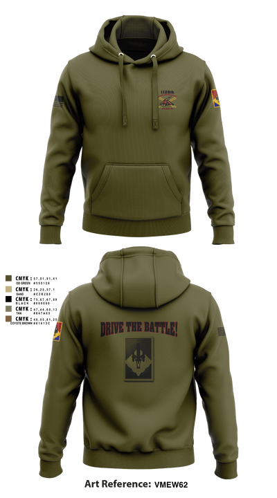 1128th Forward Support Company 33272257 Hoodie - 1