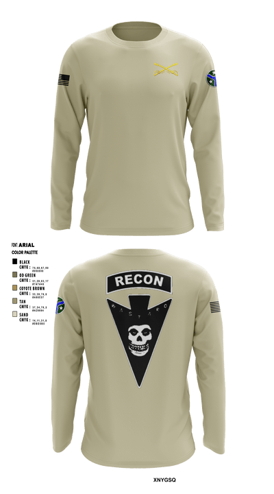 3/278 Armored Calvary Regiment 57774458 Long Sleeve Performance Shirt - 10
