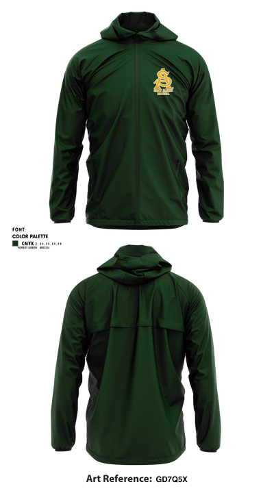 Saint Albert High School Baseball 23620889 Windbreaker - 8