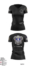 361st Med Log 17181493 Women's Short Sleeve V-neck Shirt - 3