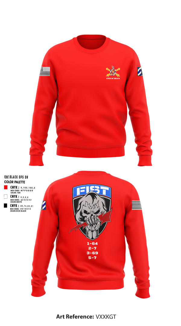 Crew Neck Sweatshirt, 1-41 FA, Army, Teamtime, Team time, sublimation, custom sports apparel, team uniforms, spirit wear, spiritwear, sports uniforms, custom shirts, team store, custom team store, fundraiser sports, apparel fundraiser
