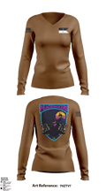 4-4 Attack Battalion 63788655 Women's Long Sleeve V-neck Shirt - 2