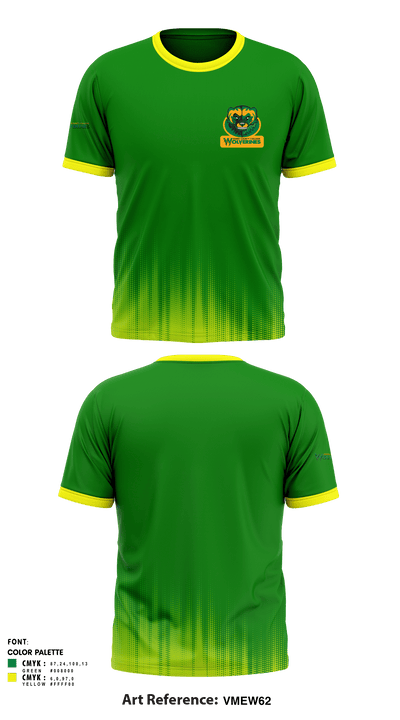 Essex County College Track and Field 69472319 Short Sleeve Performance Shirt - 1