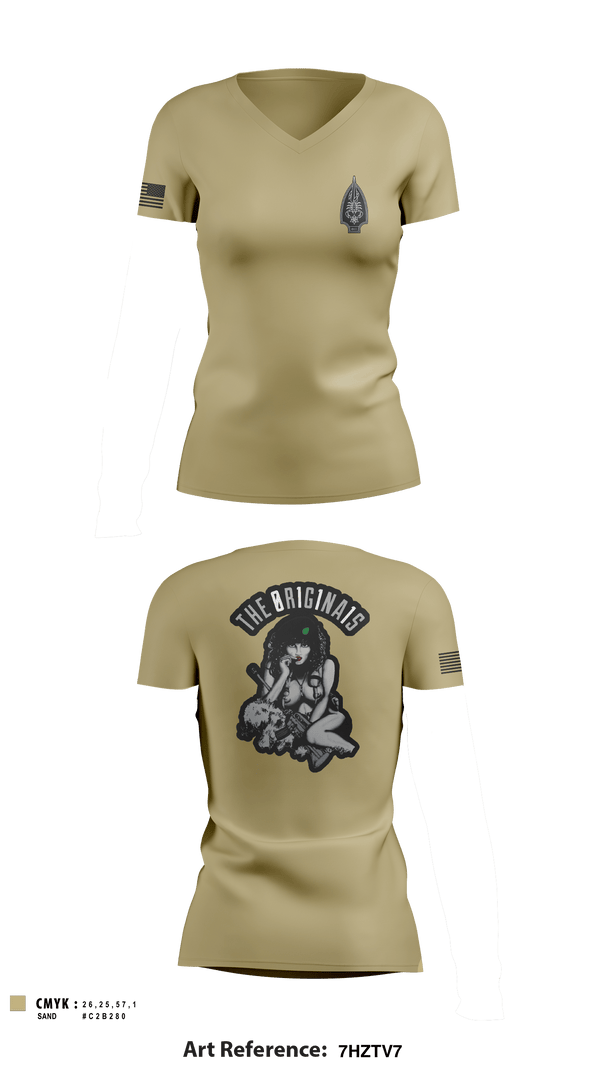 Women's Short Sleeve Vneck Shirt, , Army, Teamtime, Team time, sublimation, custom sports apparel, team uniforms, spirit wear, spiritwear, sports uniforms, custom shirts, team store, custom team store, fundraiser sports, apparel fundraiser