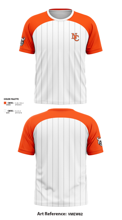 North Canton Hoover Vikings 38397364 Short Sleeve Performance Shirt - 2