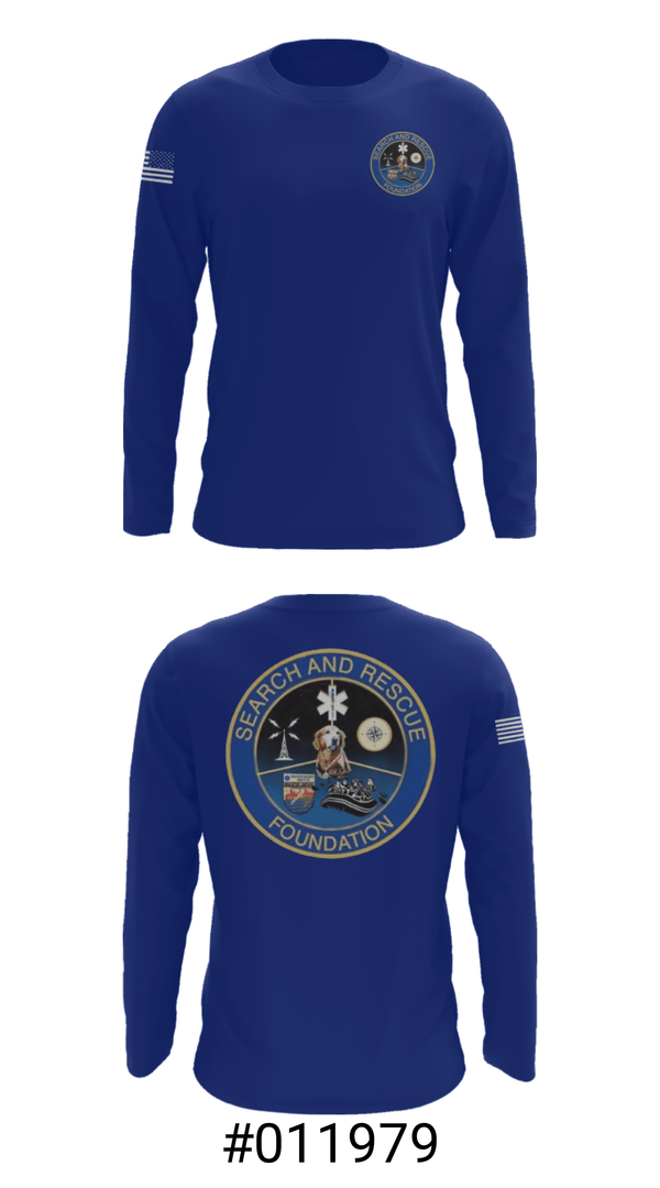 Long Sleeve Performance Shirt, Search & Rescue Foundation, , Teamtime, Team time, sublimation, custom sports apparel, team uniforms, spirit wear, spiritwear, sports uniforms, custom shirts, team store, custom team store, fundraiser sports, apparel fundraiser