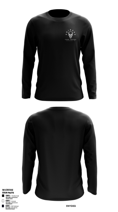 Gringos Food Trucks 56590716 Long Sleeve Performance Shirt - 1