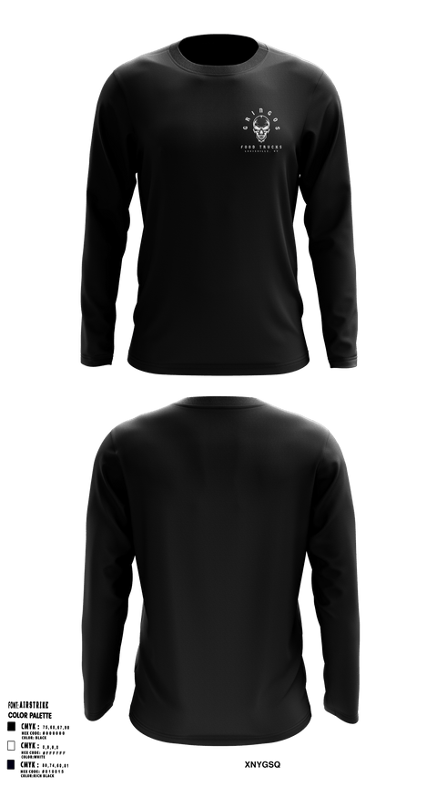 Long Sleeve Performance Shirt, Gringos Food Trucks, , Teamtime, Team time, sublimation, custom sports apparel, team uniforms, spirit wear, spiritwear, sports uniforms, custom shirts, team store, custom team store, fundraiser sports, apparel fundraiser
