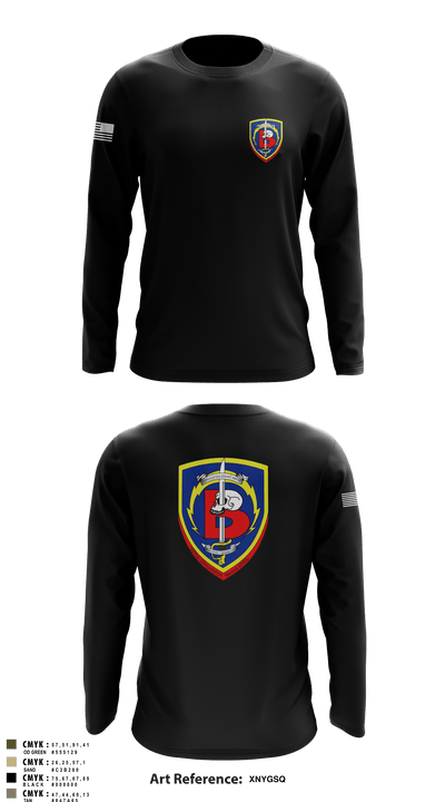 Bravo Squad 34987155 Long Sleeve Performance Shirt - 1