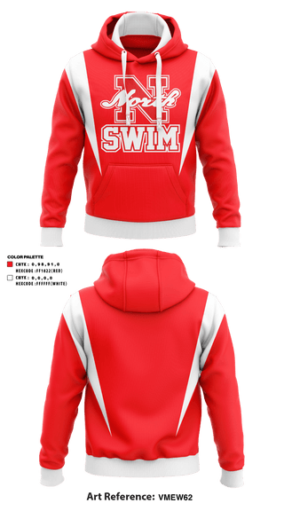 Hoodie, North Attleborough High School Swimming, Swimming, Teamtime, Team time, sublimation, custom sports apparel, team uniforms, spirit wear, spiritwear, sports uniforms, custom shirts, team store, custom team store, fundraiser sports, apparel fundraiser