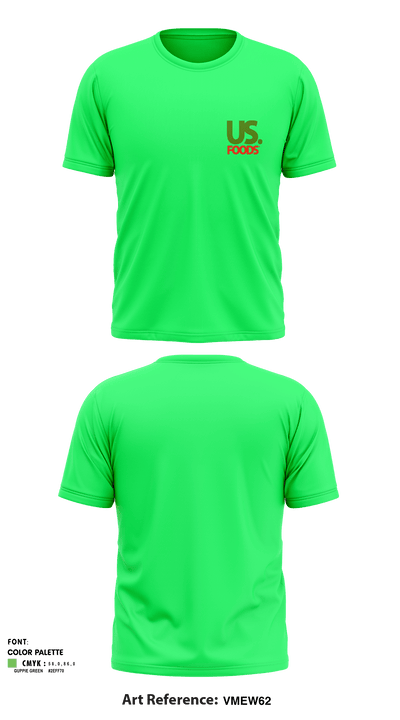 US Foods 70168664 Short Sleeve Performance Shirt - 1