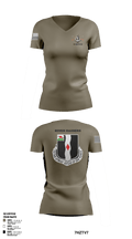 3rd Battalion 60th infantry Regiment River Raiders 94205182 Women's Short Sleeve V-neck Shirt - 1