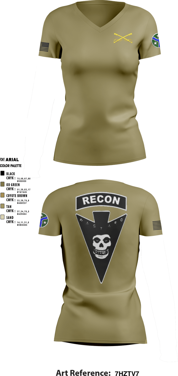Women's Short Sleeve Vneck Shirt, , Army, Teamtime, Team time, sublimation, custom sports apparel, team uniforms, spirit wear, spiritwear, sports uniforms, custom shirts, team store, custom team store, fundraiser sports, apparel fundraiser
