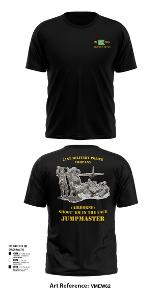 Short Sleeve Performance Shirt, 21ST MILITARY POLICE COMPANY (AIRBORNE), Army, Teamtime, Team time, sublimation, custom sports apparel, team uniforms, spirit wear, spiritwear, sports uniforms, custom shirts, team store, custom team store, fundraiser sports, apparel fundraiser