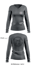 Fort Lauderdale Police Department Marine Unit 14076113 Women's Long Sleeve V-neck Shirt - 1