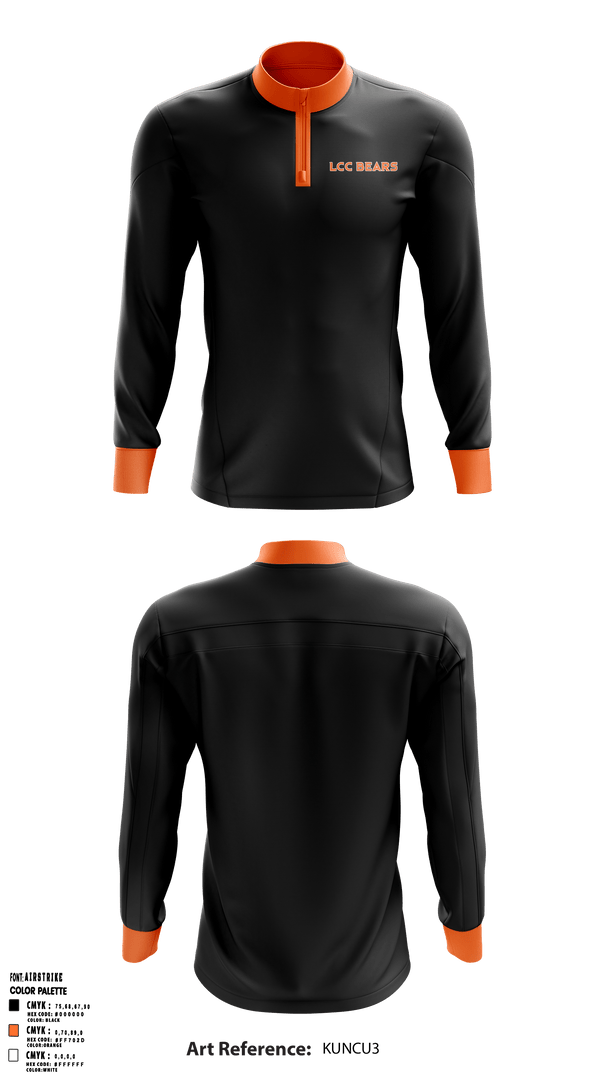 Quarter Zip Jacket, Bears, Golf, Teamtime, Team time, sublimation, custom sports apparel, team uniforms, spirit wear, spiritwear, sports uniforms, custom shirts, team store, custom team store, fundraiser sports, apparel fundraiser