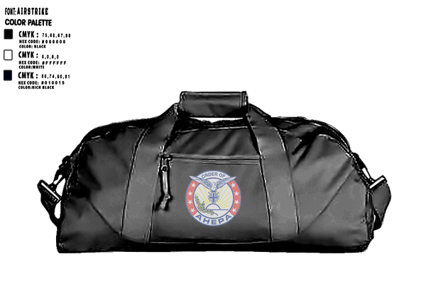 Duffle Bag, AHEPA, , Teamtime, Team time, sublimation, custom sports apparel, team uniforms, spirit wear, spiritwear, sports uniforms, custom shirts, team store, custom team store, fundraiser sports, apparel fundraiser