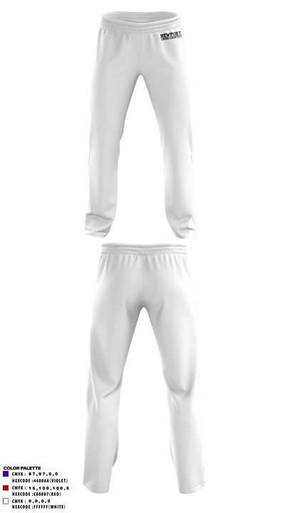 Newport High School Cross Country 52186865 Sweatpants - 4