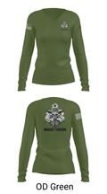 744 Night Train 26449981 Women's Long Sleeve V-neck Shirt - 40