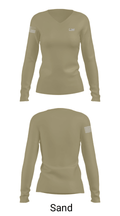 Homicido 41954743 Women's Long Sleeve V-neck Shirt - 47