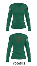 CHEEKTOWAGA SWAT 31207294 Women's Long Sleeve V-neck Shirt - 37