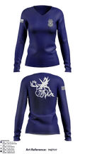 SPD TACTICAL RESPONSE TEAM 13504986 Women's Long Sleeve V-neck Shirt - 1