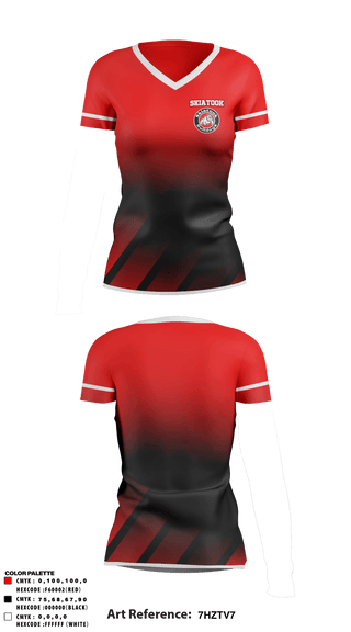 Women's Short Sleeve Vneck Shirt, Skiatook High School Soccer, Men's Soccer, Teamtime, Team time, sublimation, custom sports apparel, team uniforms, spirit wear, spiritwear, sports uniforms, custom shirts, team store, custom team store, fundraiser sports, apparel fundraiser