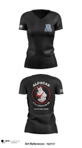 Alpha Company 205th MI BN 42237898 Women's Short Sleeve V-neck Shirt - 9