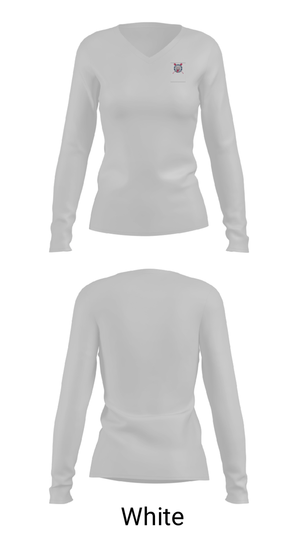Women's Long Sleeve Vneck Shirt, Scared Hitless, Softball, Teamtime, Team time, sublimation, custom sports apparel, team uniforms, spirit wear, spiritwear, sports uniforms, custom shirts, team store, custom team store, fundraiser sports, apparel fundraiser