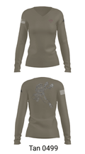 Seagulls 70844237 Women's Long Sleeve V-neck Shirt - 41