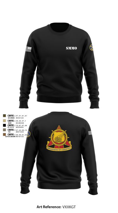 WVARNG Surface Maintenance Management Office 36945793 Crew Neck Sweatshirt - 2