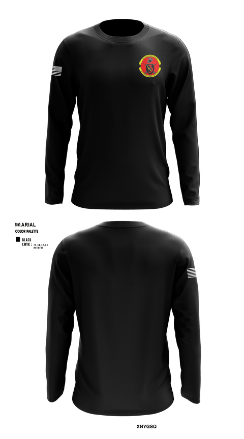 Long Sleeve Performance Shirt, 3rd Radio Battalion, Marines, Teamtime, Team time, sublimation, custom sports apparel, team uniforms, spirit wear, spiritwear, sports uniforms, custom shirts, team store, custom team store, fundraiser sports, apparel fundraiser