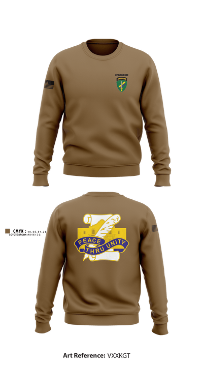 321st Civil Affairs Brigade 17051245 Crew Neck Sweatshirt - 2