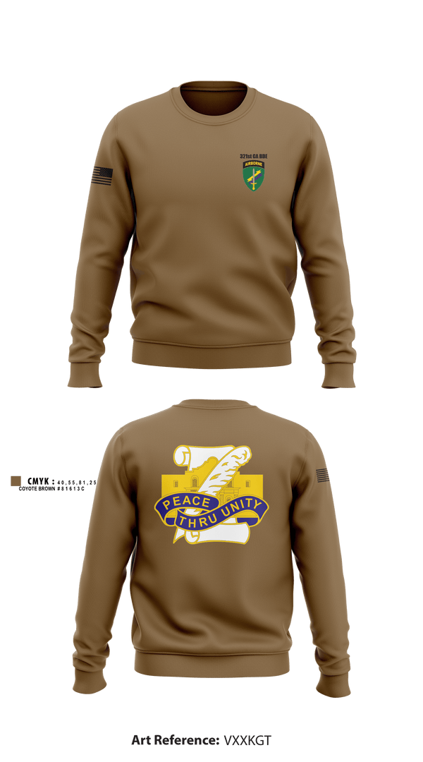 Crew Neck Sweatshirt, , Army, Teamtime, Team time, sublimation, custom sports apparel, team uniforms, spirit wear, spiritwear, sports uniforms, custom shirts, team store, custom team store, fundraiser sports, apparel fundraiser