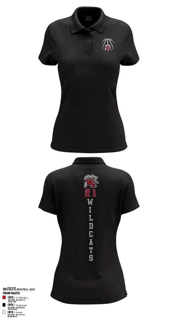 Women's Short Sleeve Performance Polo, Westerville South Girls Basketball, Women's Basketball, Teamtime, Team time, sublimation, custom sports apparel, team uniforms, spirit wear, spiritwear, sports uniforms, custom shirts, team store, custom team store, fundraiser sports, apparel fundraiser