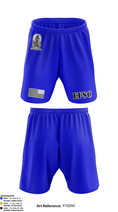 E CO. 8TH ENGINEER BATTALION 25810493 Athletic Shorts With Pockets - 1