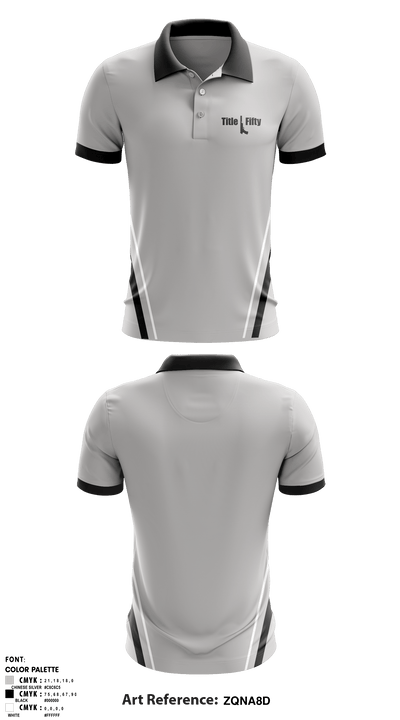Title Fifty Productions 93543181 Short Sleeve Performance Polo - 1