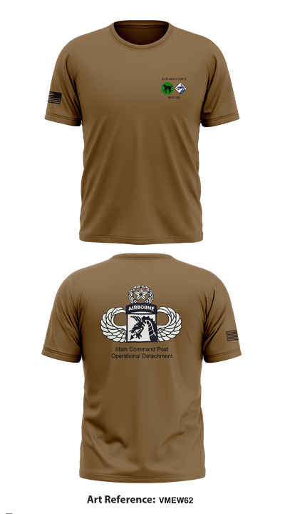 MCPOD-XVIII ABN CORPS 34488688 Short Sleeve Performance Shirt - 3