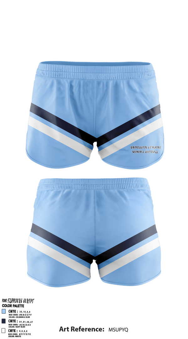 Ranger Panties, University of Maine Softball, Softball, Teamtime, Team time, sublimation, custom sports apparel, team uniforms, spirit wear, spiritwear, sports uniforms, custom shirts, team store, custom team store, fundraiser sports, apparel fundraiser