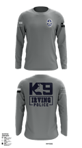 Irving Police K9 Unit 73761105 Long Sleeve Performance Shirt - 3